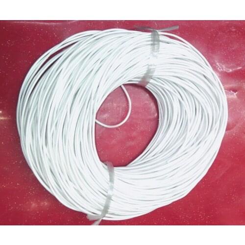 White True Cowhide Beading Cord 2mm dia. Beading Wire Handcraft Accessories for bracelet & necklace free shiping