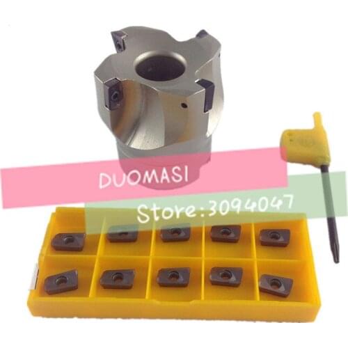 Hot Sale 1PCS BAP300R 40/50/63 22 4F Flute Face End Mill Flat Cutter +10pcs APMT1135 Carbide Inserts APMT 1135 PDER