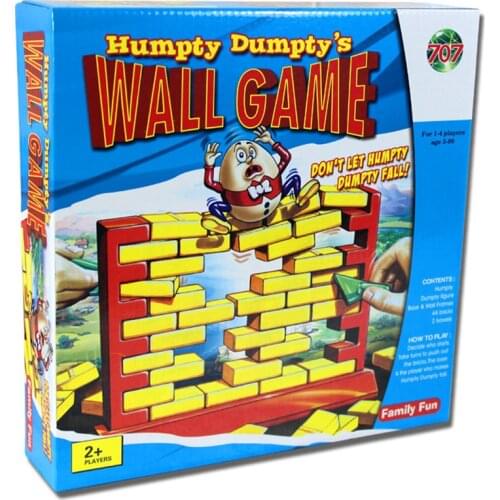 Creative Wall Destroy Game Kid Children Montessori Educational Toys Interactive Desktop Game Toy Humpty Dumpty Wall Game