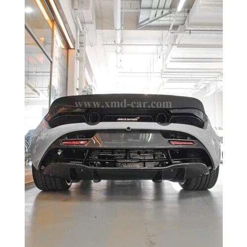 For McLaren 720s Carbon Fiber Body Kit Front Rear Lip Bumper Hood Side Skirts Spoiler Tail Wing