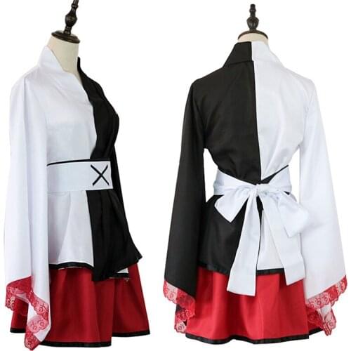 Danganronpa Cosplay Anime Junko Enoshima Emboitement Inushio Kimuchi Dangan Ronpa Trigger Happy Havoc Cosplay Costume