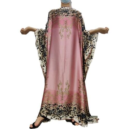Oversize Kuwait Sweet Summer Bohemian Swimwear Silk ماكسي اللباس For Lady Dashiki African Traditional Abaya Muslim Ramadan