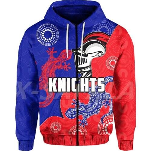 Knight Warrior Aboriginal Pattern 3D Printed Hoodie Man Women Harajuku Outwear Zipper Pullover Sweatshirt Casual Jacket Jumpers