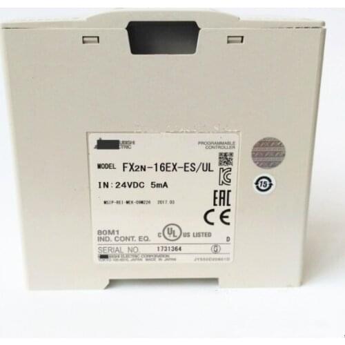 New Original PLC FX2N-16EX-ES/UL FX2N-16EX-ES UL Good Quality