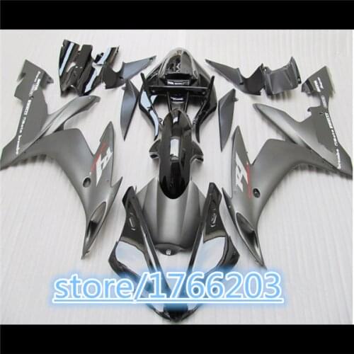 All Black for YZF-R1 04-06 YZF R1 YZFR1 R 1 YZF 1000 YZF1000 YZF-1000 04 05 06 2004 2005 2006 Full Fairing Kit Free shipp