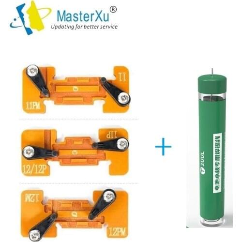 MasterXu Position Fixture 2uul Solder Wire for iPhone 11 12 mini Pro Max Battery Flex Board Replacement Repair PoP Up Error Mess