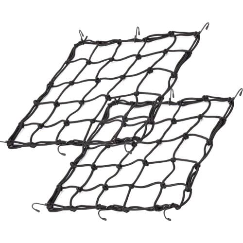 Universal Motorcycle 6 Hooks Luggage Cargo Net Bike Hold down Fuel Tank Luggage Mesh Web Bungee Helmet Bike Tank