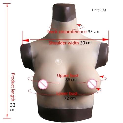 Top quality C Cup Transsexuals fake breasts Realistic breast COS falsies Realistic Silicone Breast Forms Artificial Boobs