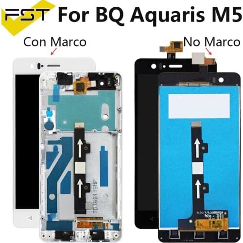 For BQ Aquaris M5 LCD Screen With Touch Screen Display For BQ M5 Digitzer Assembly +Tools For BQ M5 LCD Panel Tactil