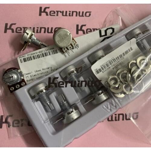 10pcs/LOT NEW ORIGINAL P160KN-0QC15A500K P160KN BI A500K 16mm Rotary Panel Potentiometer