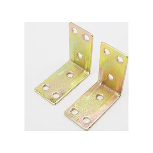 100Pcs Furniture Fitting Kitchen Cabinet Corner Brackets Furniture Grade Iron Connector Fitting