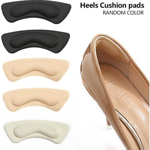 5 Pairs Heel Insoles Pain Relief Cushion Anti-wear Adhesive Feet Care Pads Heel Sticker Heel Liner Grips Crash Insole Patch