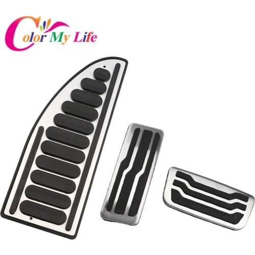 Car Styling AT Car Pedals for Ford Everest Endeavour Raider Ranger 2016 2017 2018 2019 2020 Stainless Brake Accelerator Pedal