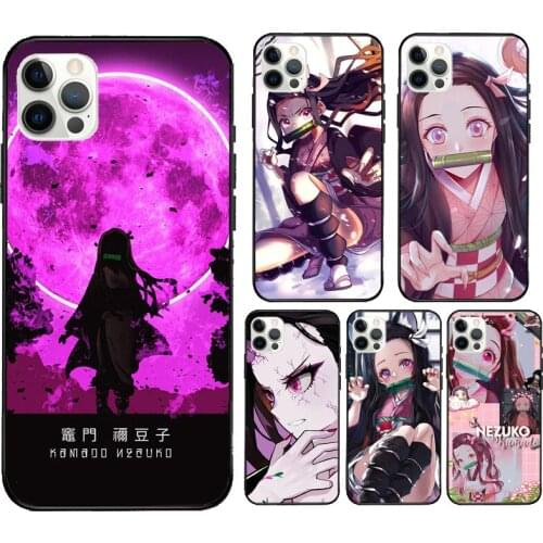 Kamado Nezuko Demon Slayer Case For iPhone 12 mini 11 Pro Max X XR XS MAX SE 2020 5S 6S 7 8 Plus Back Cover Shell