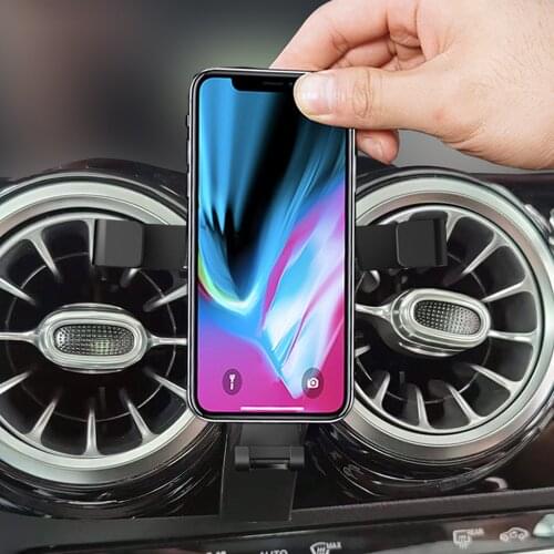 For Mercedes-Benz GLA / B Class 2020 2021 Car Air Vent Mount Cradle Adjustable Phone Holder Stand Mobile Phone Bracket