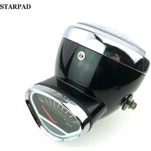 For motorcycle DAX headlight Jincheng 70 lamp shell assembly meter black housing