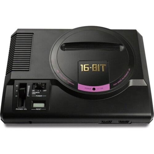 Hot HD 16 bit Video Game Console SEGA MEGA DRIVE 1 Genesis High definition HD TV Out with 2.4G Wireless Controlle Cartridge