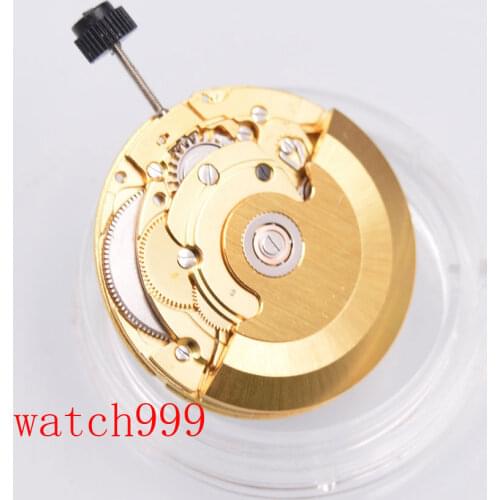 Sea-gull ST 2130 Clone ETA 2824 movement automatic replacement perlage decorated Gold movement