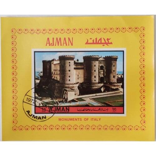 1972 Monuments souvenir sheet Post Stamps Postage Collection