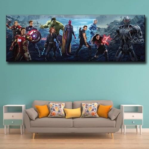 Avengers EndGame Canvas Poster Marvel Movie Poster Canvas Wall Art Home Canvas Painting for Living Room Home Decor Cuadros Gift
