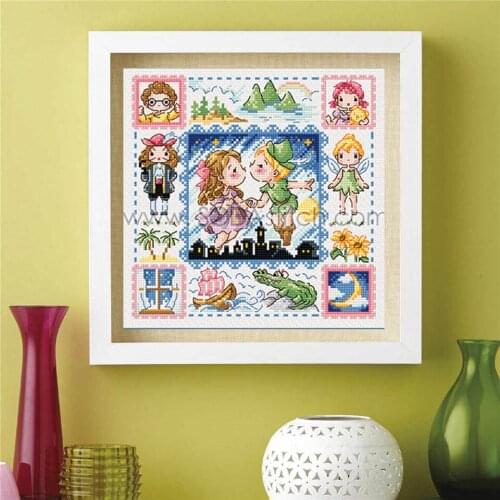 22ct/25ct Cross Stitch Set Chinese Cross-stitch Kit Embroidery Needlework Craft Packages Cotton Fabric Floss Embroidery SO3232
