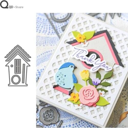 2021 New Bird House Model Cutting Dies Stamps Dies Scrapbooking Mold Cut Handmade Tools DIY Craft Decoration Metal Cutting Dies