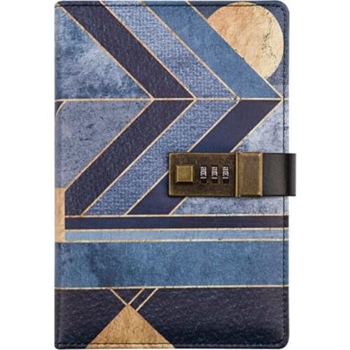 Retro Password Diary Creative Handbook Book B6 Notepad Hand Account Gift Box Notepad Egyptian Legend