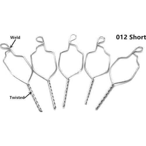 100-2000Pcs Dental Orthodontic Twisted Kobayashi Ligature Wires For Bracket 012 Short Weld