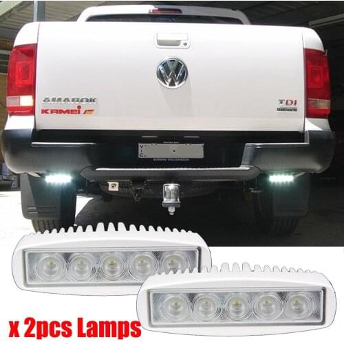 2pcs 15W White LED Off road Slim Work Light Bar Flood beam Lamp 12V/24V for car Truck 4WD 4x4 Led Side Lamps