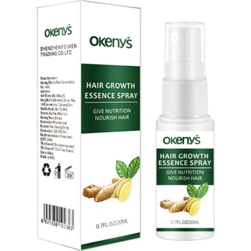 7 Days Fast Hair Growth Essence Oil Ginger Hair Growth Serum Nourishing Soften Treatment Hair Loss Repair Damaged Hair 20ml