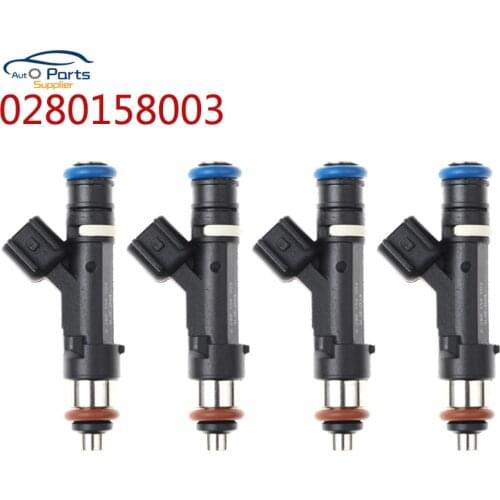 YAOPEI 4Pcs 0280158003 0280-158-003 Fuel Injector For Ford F-150 FX4 Lariat XL XLT F150 Heritage 5.4L V8 2004 New