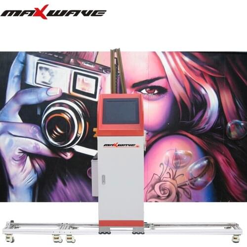 3D Photo Direct to Mural Vertical Operated Wheel Wall Printing Machine Price