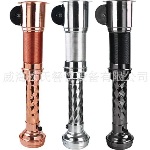 Straight exhaust telescopic exhaust pipe barbecue grill exhaust hood Stretchable vent pipe with hood smoking pipe chimney