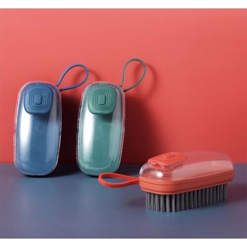 Household Pot Washing Soft Brush Kitchen Dishwashing Brush Laundry Brush Automatic Liquid Addition Clothes Shoe Cleaning Brush