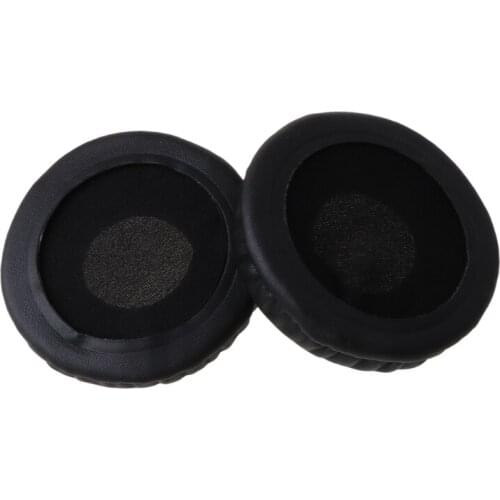 C1FB 1Pair Replacement Ear Cushion Cover Leather Earpads for AKG K518 K518DJ K518LE K81 NC6 Headphones