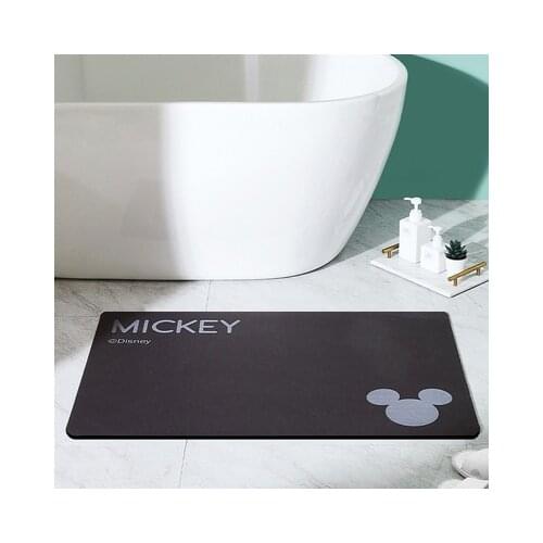 Disney Mickey Bath Mat 40x60cm Door Mat Diatom Mud Absorbent Bathroom Carpet, Anti Slip, Kitchen Door Mat Room Decoration