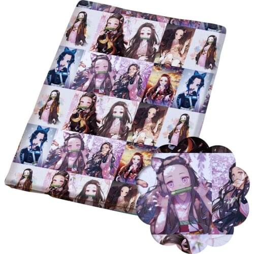 Diy 50 * 140cm/piece cartoon polyster and cotton fabric printed polyester fabric sewing home textile clothing patch patchwork