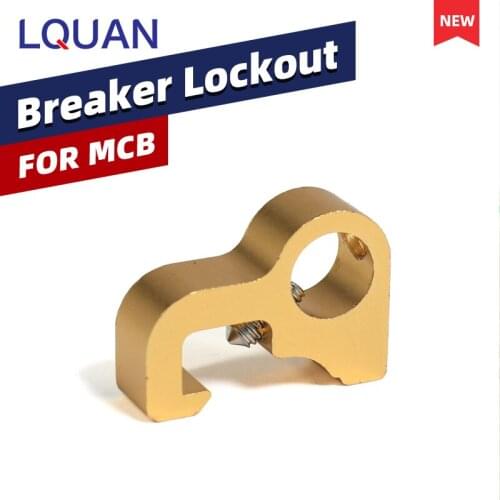 Electrical Safety Aluminum Alloy Miniature Circuit Breaker Lockout Tagout Device Mcb Lock out