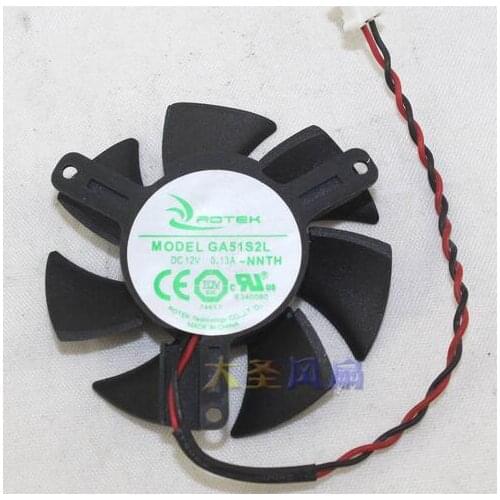 ROTEK GA51S2L-NNTH 12V 0.13A 2 line graphics fan
