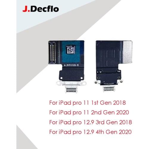JDecflo Charging Port Flex Cables for iPad Pro 11 inch iPad Pro 12.9 inch 2018 2020 USB Dock Charger Charging Port Connector