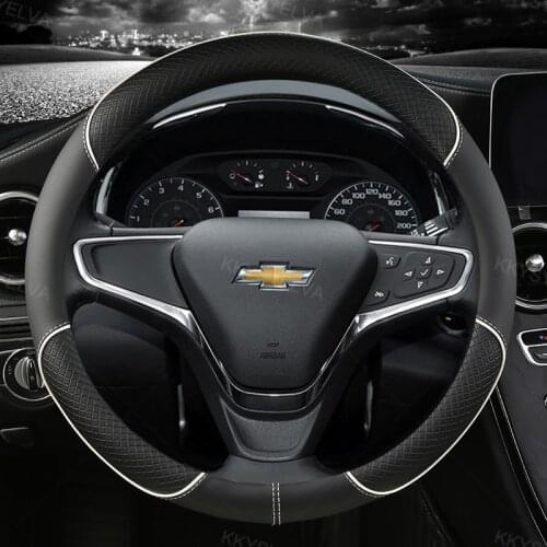Leather Car Steering Wheel Cover Anti-slip for Chevrolet Orlando High Quality Auto Accessories