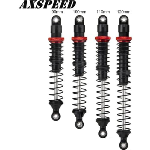 AXSPEED Alloy Metal Shock Absorber 90mm 100mm 110mm 120mm for D90 Trx4 SCX10 Wraith 1/10 RC Car