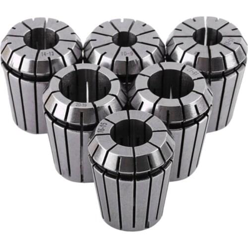 6Pcs/Lot ER32 Spring Collet Set for CNC Engraving Machine and Milling Lathe Tool 10-20mm Workholding Engraving Collets Wholesale