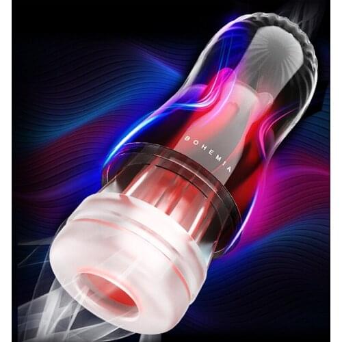 Sex Toys for Adult 18 Male Masturbator Hands Free Stroker Penis Trainer Masturbation Cup Sex Toys for Men