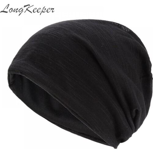 Beanie Hat Women Men Spring Autumn Hats Solid Color Fashion Hip Hop Skullies Beanies Cap Unisex Breathable Hat Headwrap Bonnet