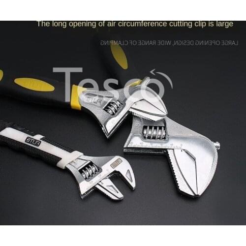 Universal wrench tool multi-function wrench German pipe wrench live mouth self-tightening wrench universal movable board