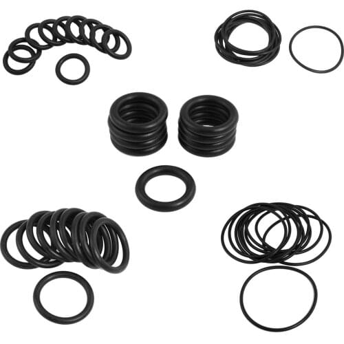 10 pieces black Nitrile rubber O-rings NBR Seal gaskets 48 mm x 58 mm x 5 mm