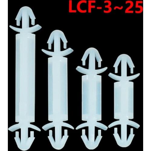 100pcs White Nylon Pcb Fixed Nylon Plate Standoff Pc Board Column Insulation Board Bracket LCF-3mm~25mm Pwb Spacer