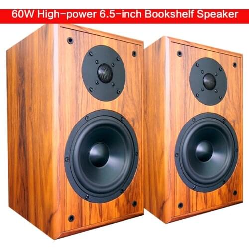 60W High-power 6.5-inch Bookshelf Speaker Home Fever High-fidelity Passive Speaker Multimedia Desktop High-fidelity Audio
