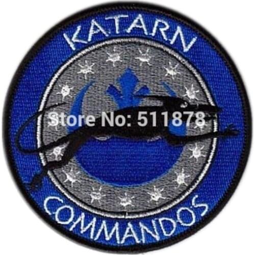 4" KATARN COMMANDOS Movie TV Show Series Costume Cosplay Embroidered Emblem iron on patch Baseball Cap Badge